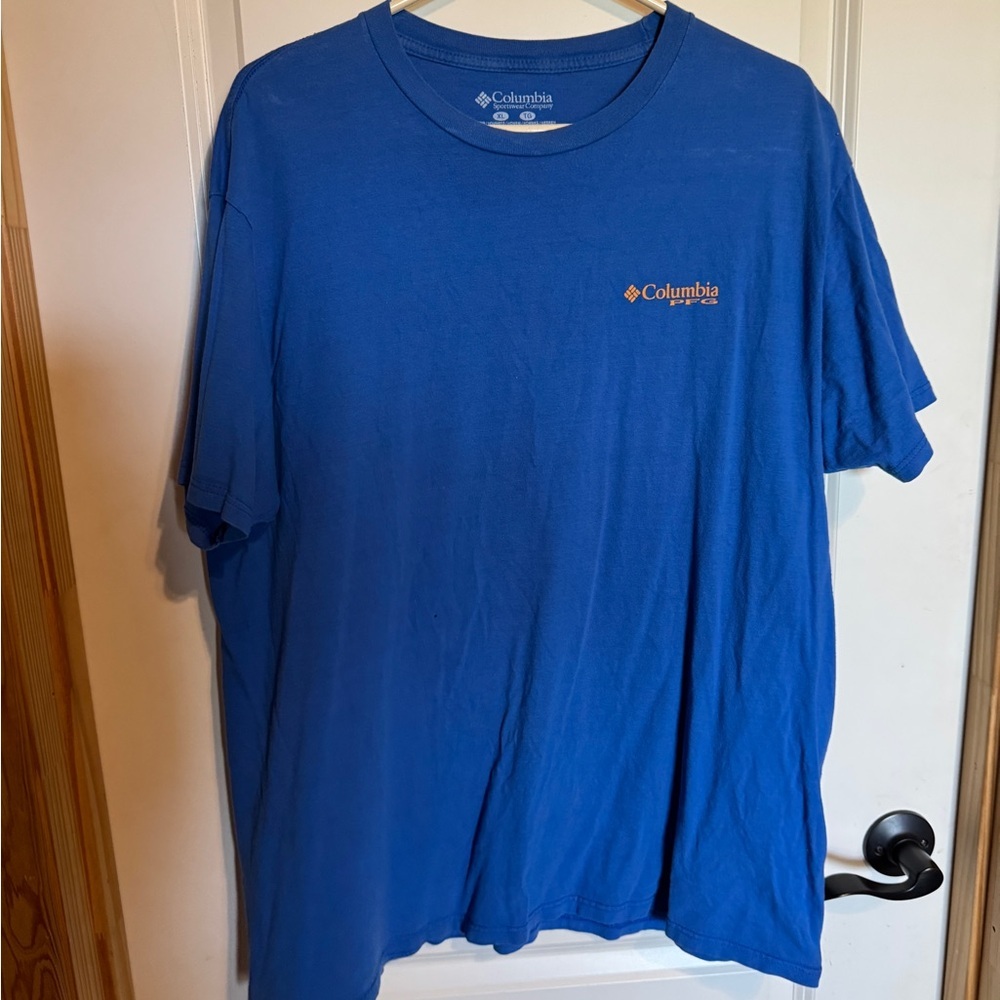 Columbia PFG‎ Men's Blue T-Shirt Size XL